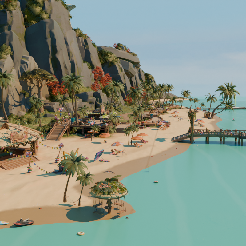 Open3DLab • Marvel Rivals: Hellfire Bay Beach (Preview)
