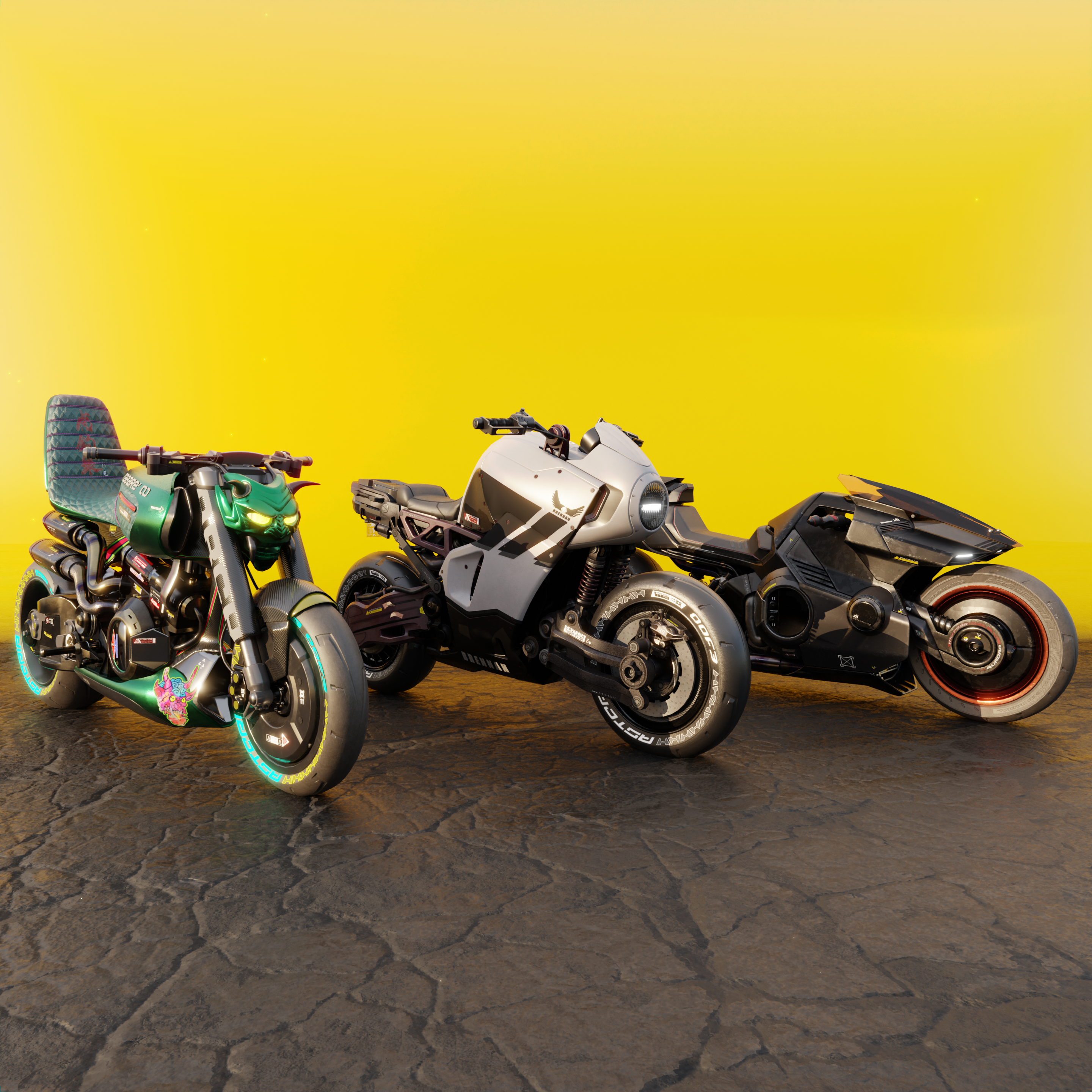 Open3DLab • Cyberpunk 2077 Sportsbikes