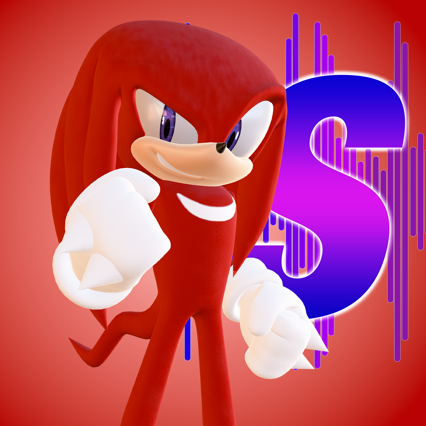 SmutBase • Knuckles the Echidna [Mobian Male Base]