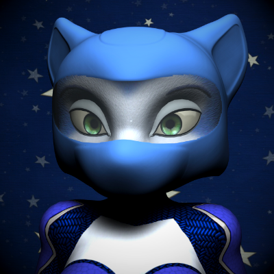 Open3DLab • Sci-Fi Helmet for Starfox Krystal