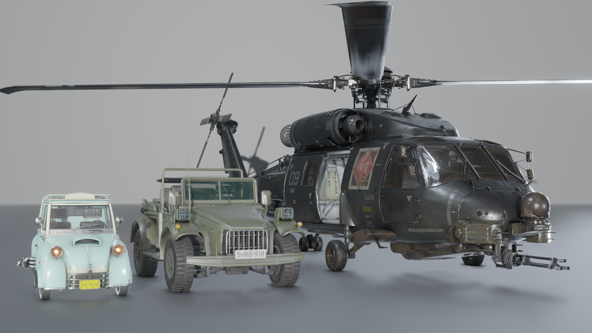 Open3DLab • Final Fantasy 7 Remake - vehicles