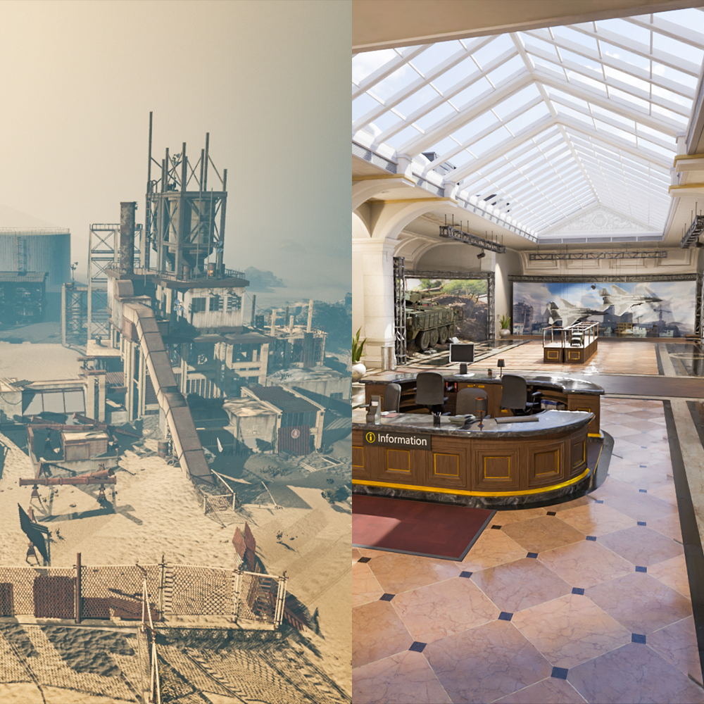 Open3DLab • Endgame and Museum (MW2 Remastered) [UE 5.6 + Blender]