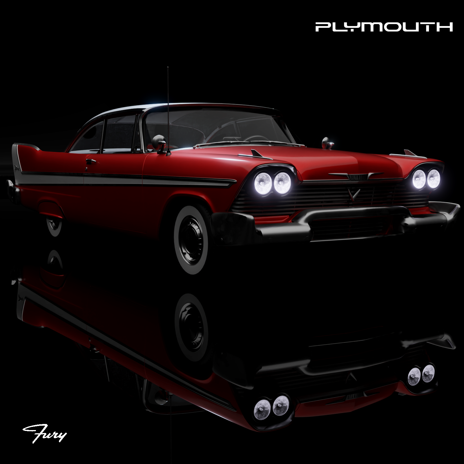 Open3DLab • Plymouth Fury 1958