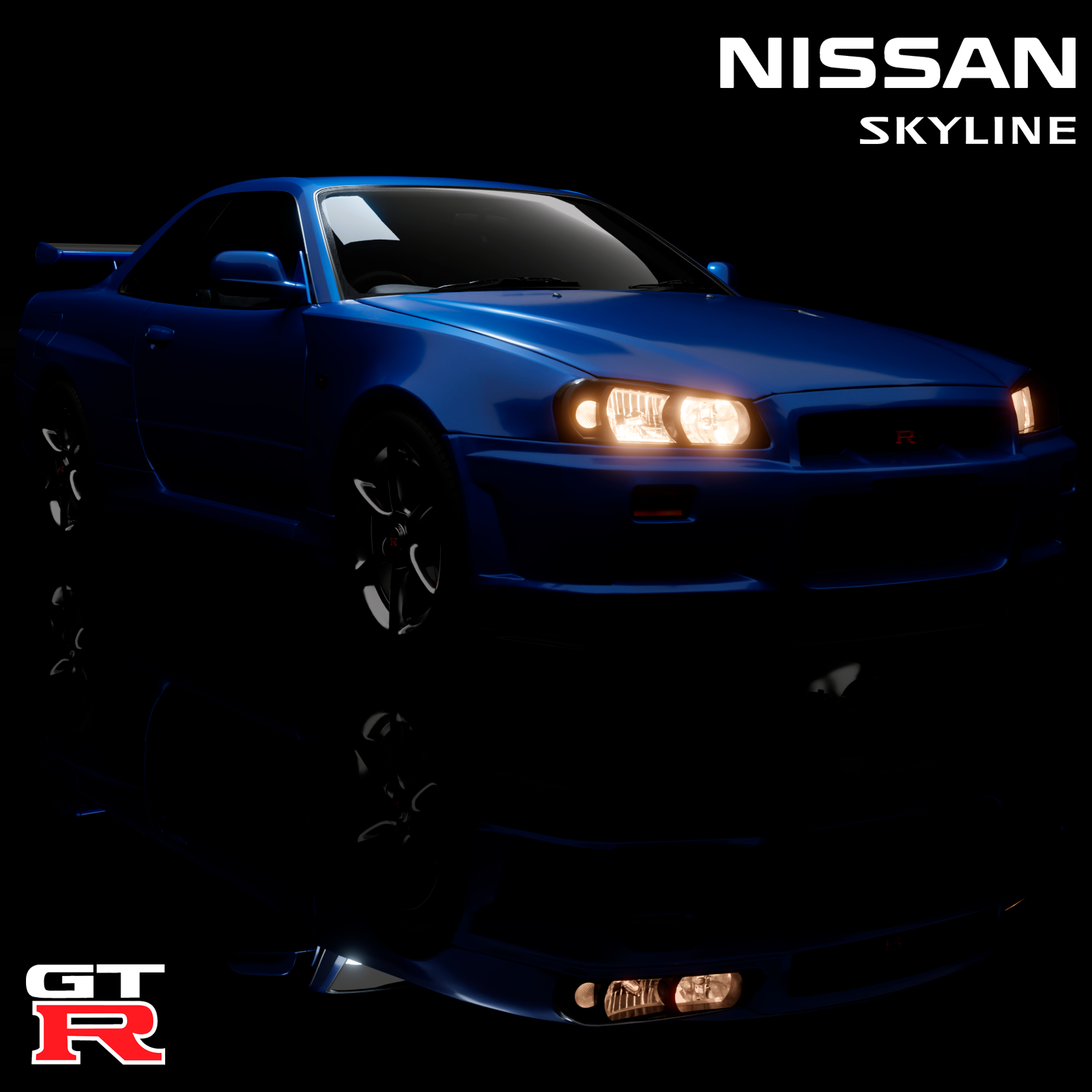 Open3DLab • Nissan Skyline GT-R R34 2002