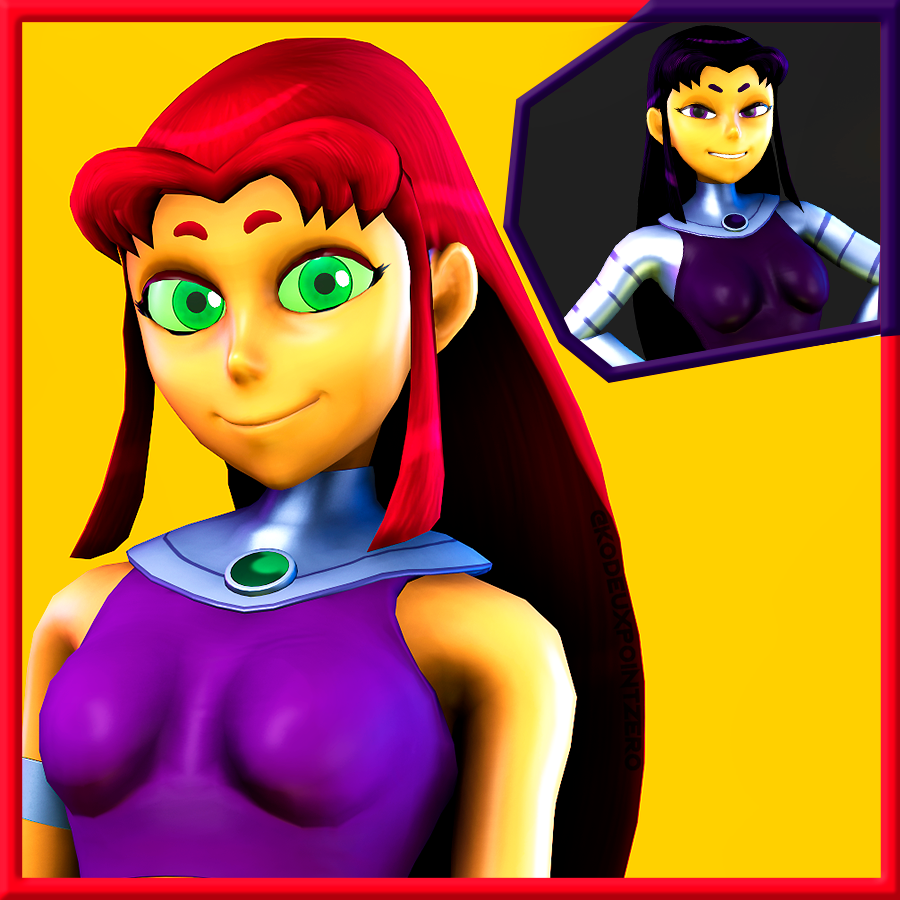 SFMLab • Starfire & Blackfire - [Skuddbutt/TeenTitans]