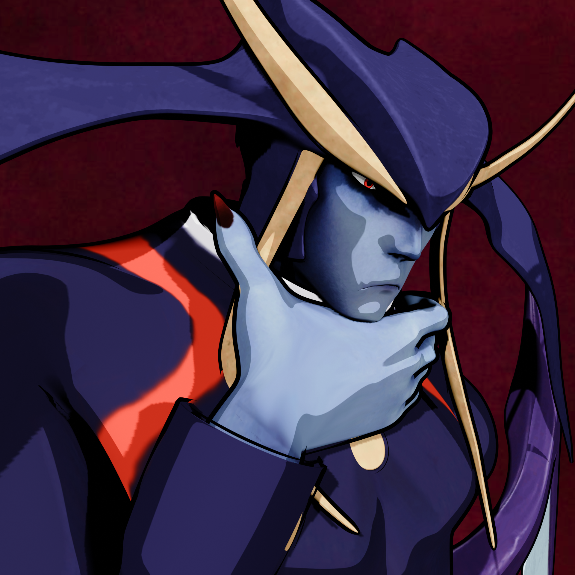 Open3DLab • Jedah Dohma MVCI Model Edit (OG Darkstalkers outfit) by ...