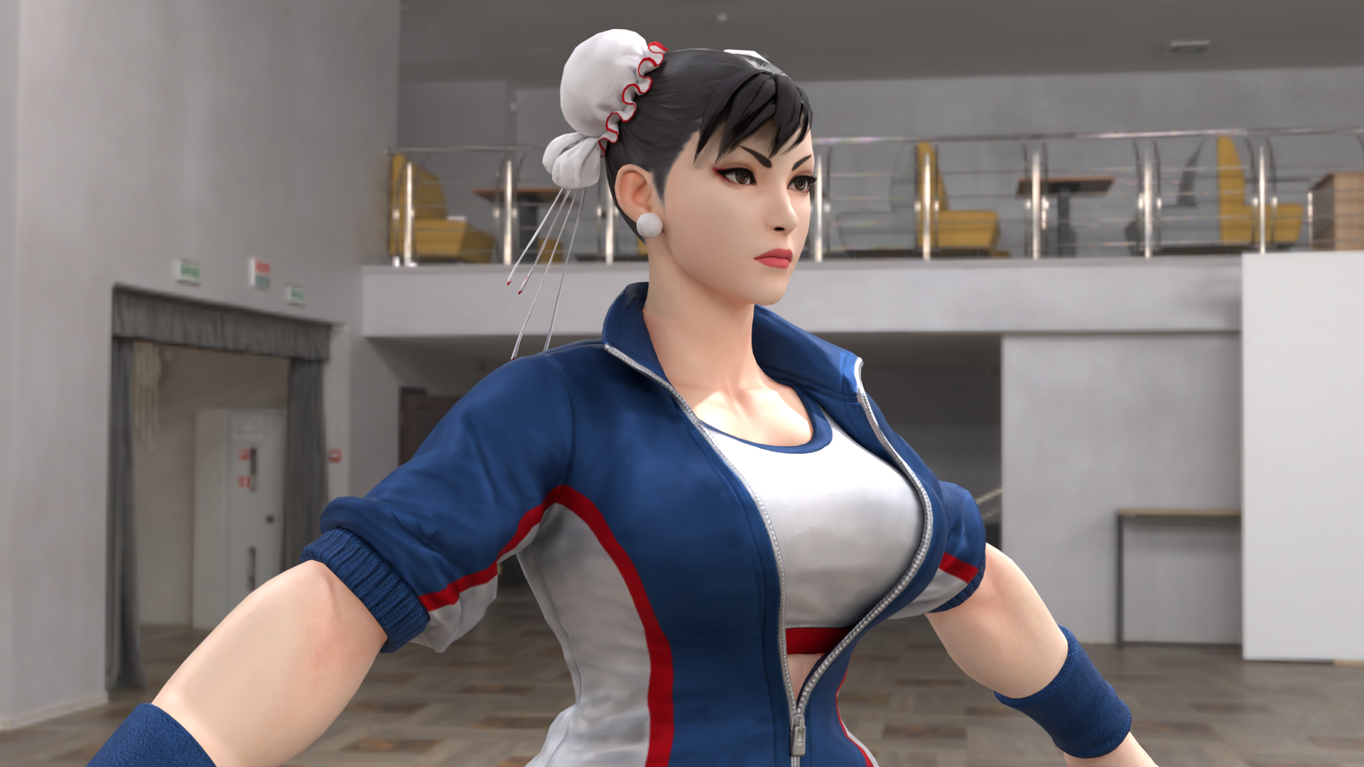 Open3DLab • Chun Li Tracksuit