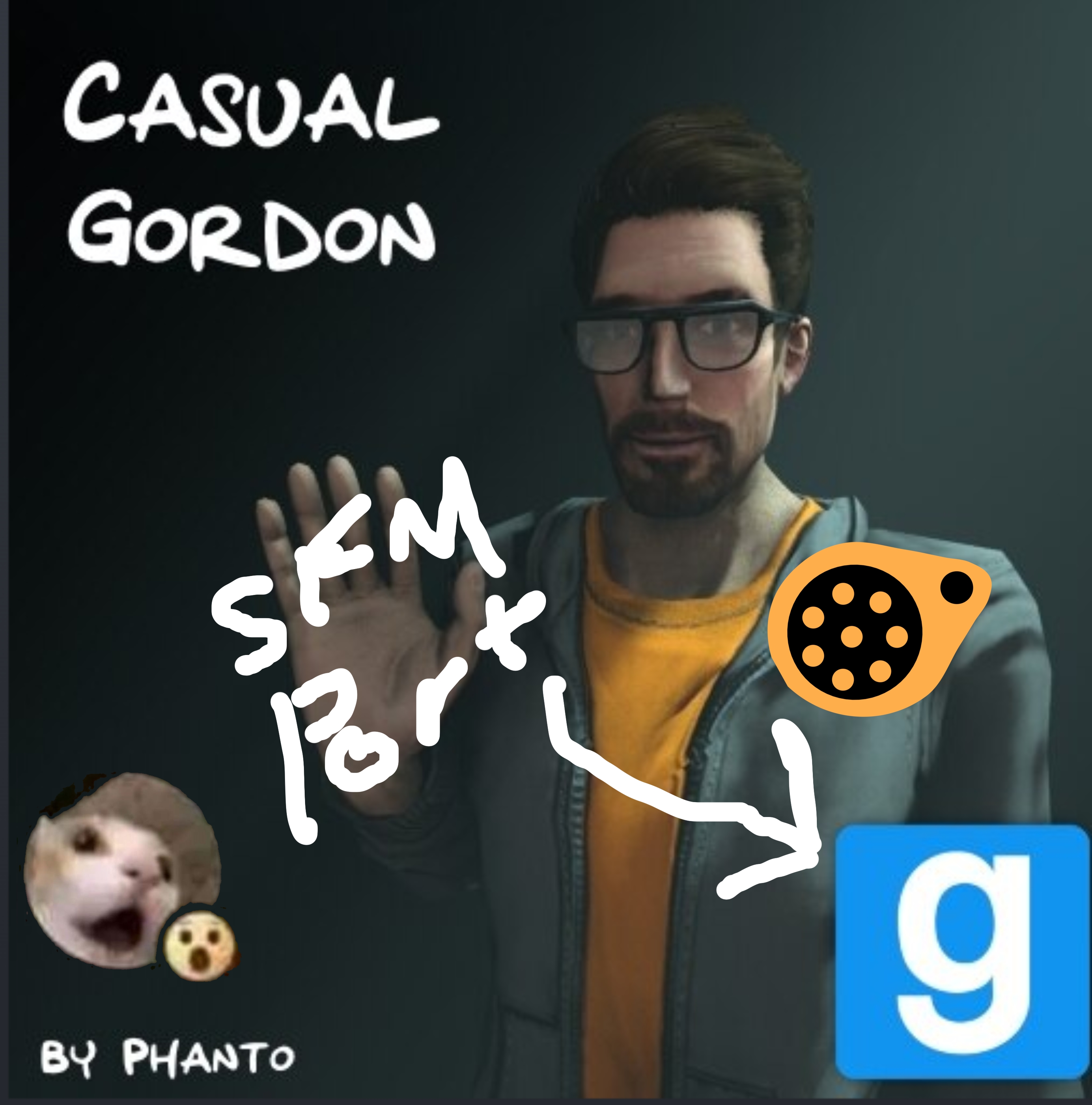 SFMLab • Casual Gordon Freeman (gmod Port )