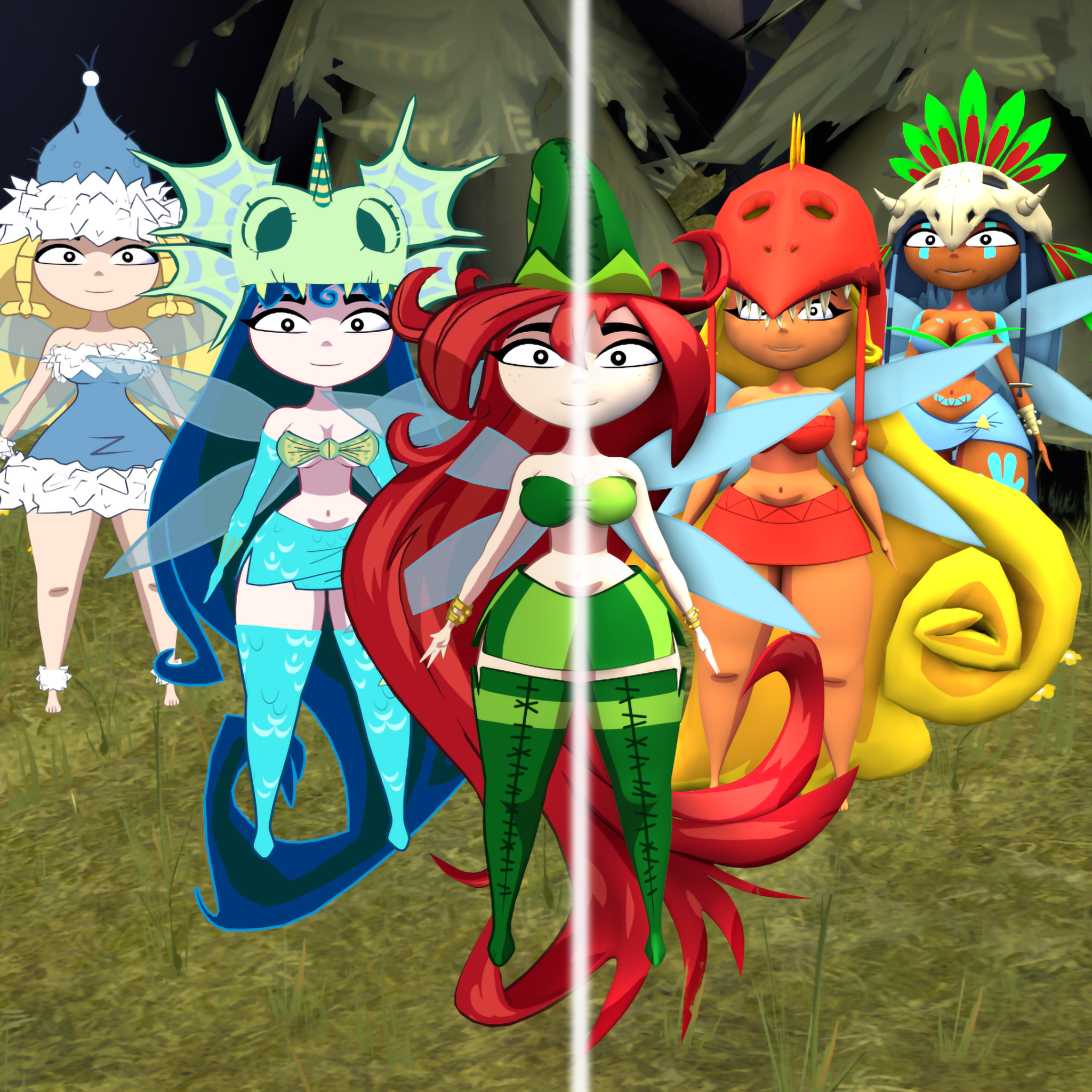 SFMLab • Rayman Origins - The Nymphs (NSFW)