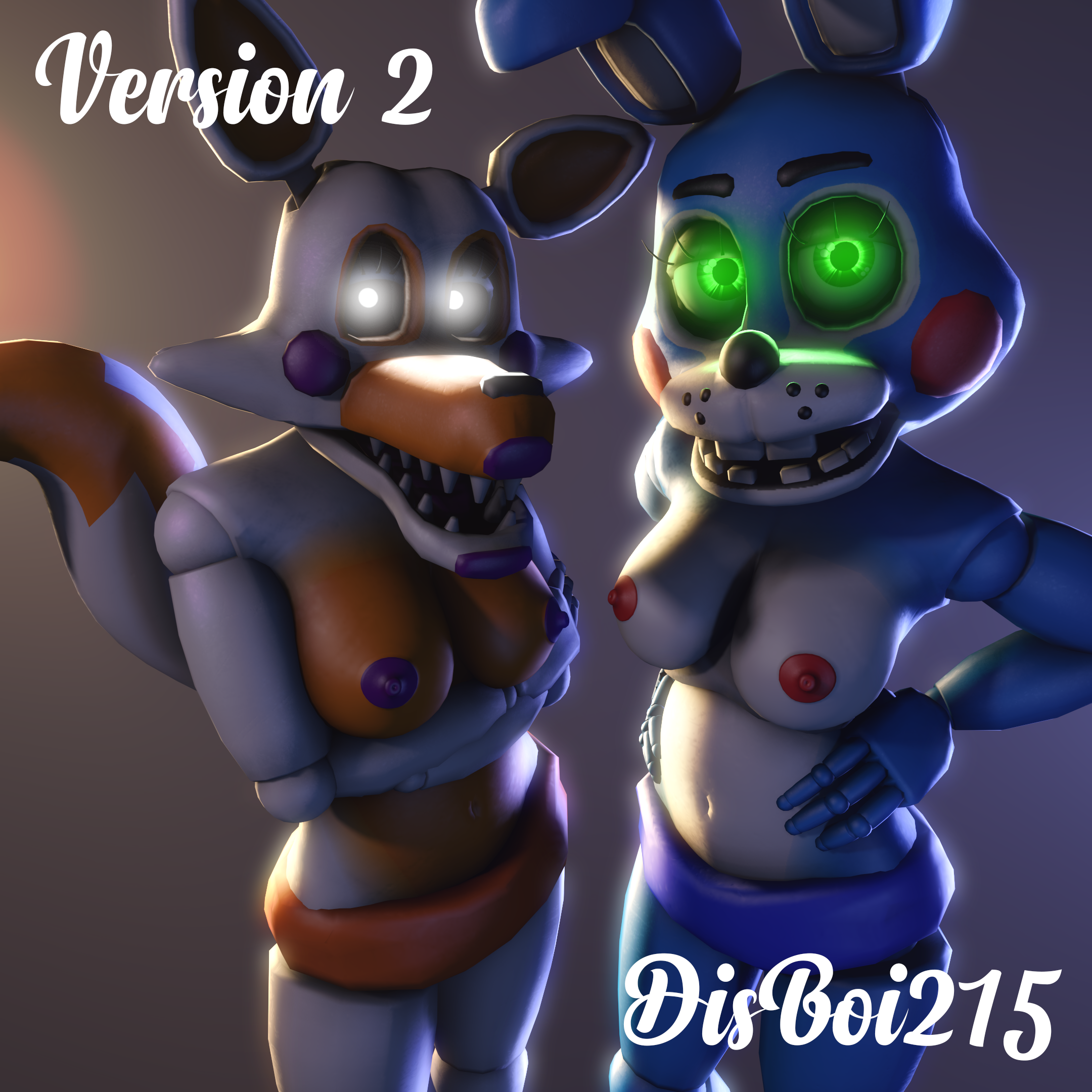 SFMLab • Mangle & Toy Bonnie Model Pack V2 (Pre Model Hacked)