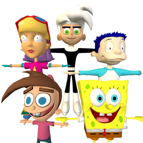 Open3DLab • Nicktoons Snapshot Model Pack