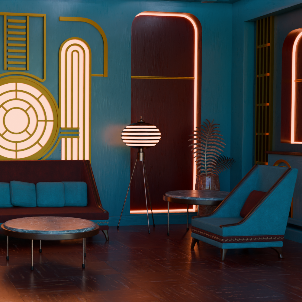 Open3DLab • Art Deco Nook