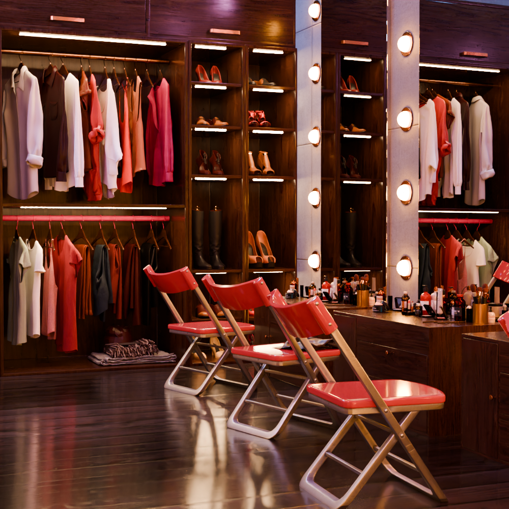 Open3DLab • Fashion Show Changing Room