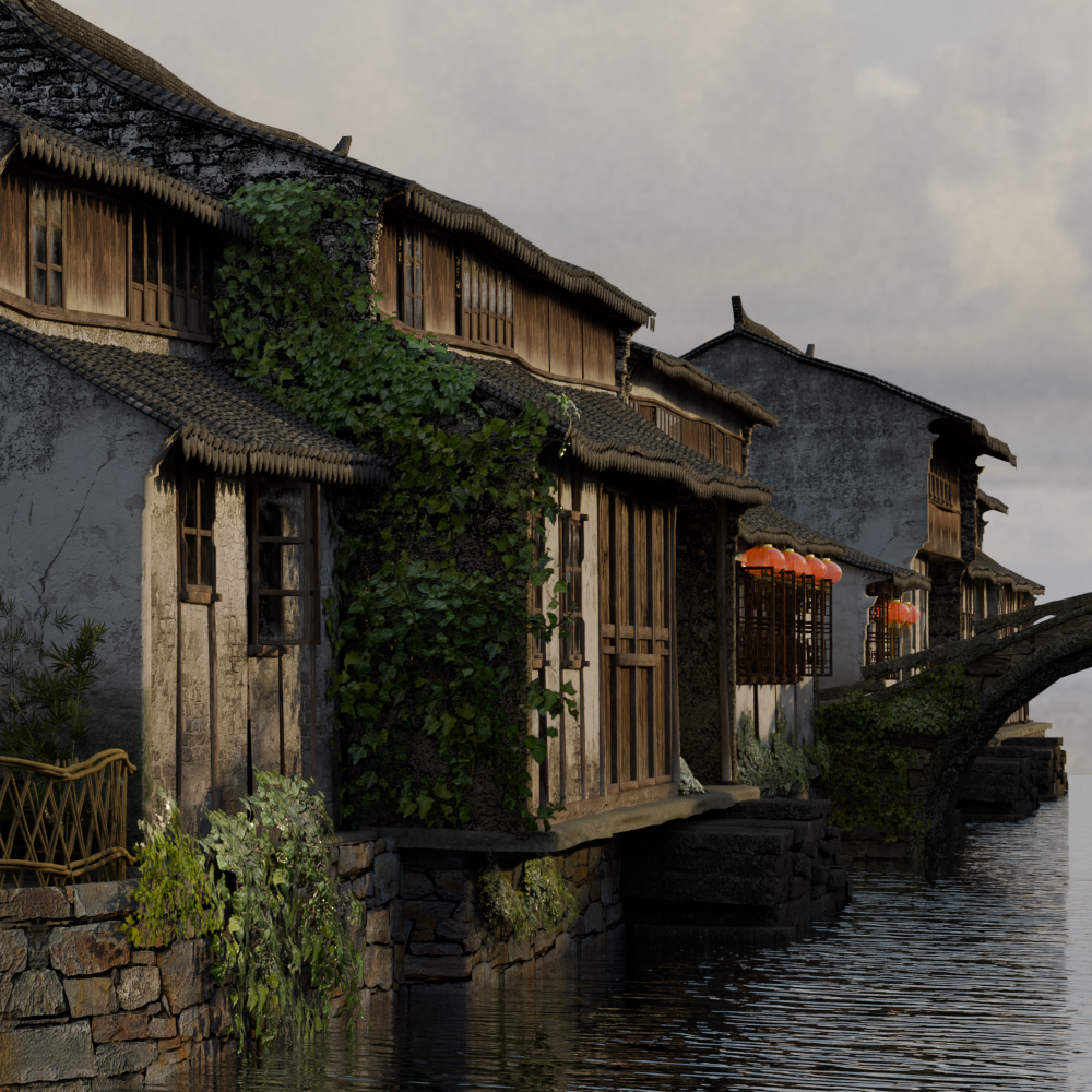 Open3DLab • Ancient Water Town in Shanghai