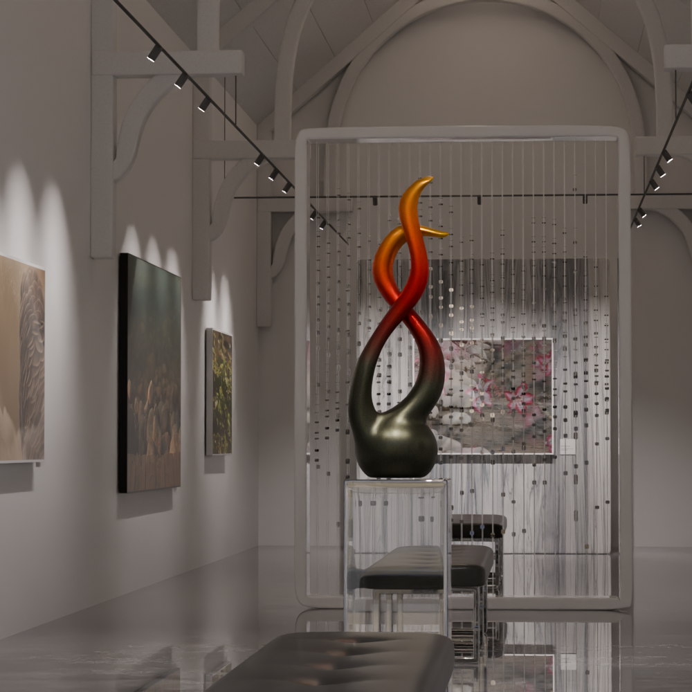Open3DLab • White Arches Art Gallery