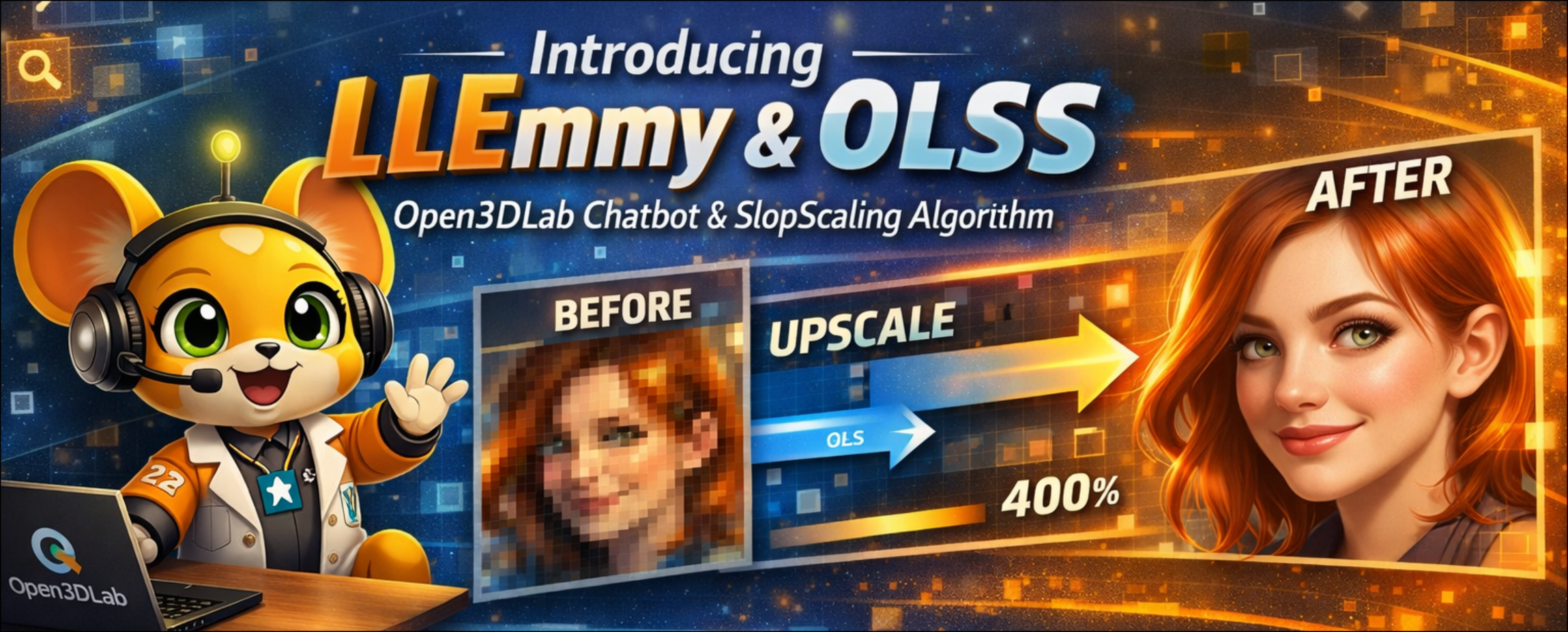 Open3DLab • From Blur to Brilliance: Introducing LLEmmy and the OLSS ...