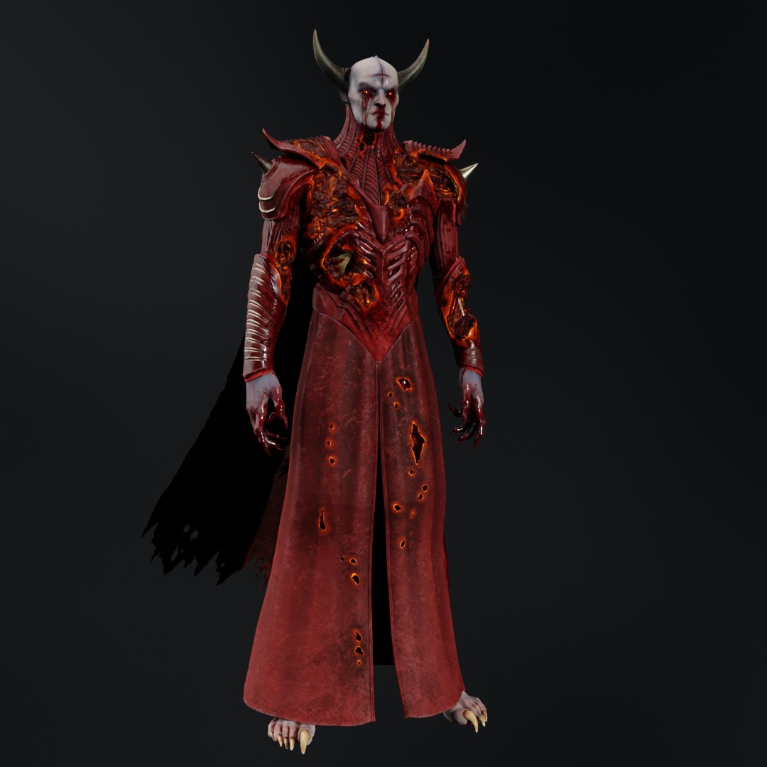 Open3DLab • Prince Ahzrak | Doom The Dark Ages