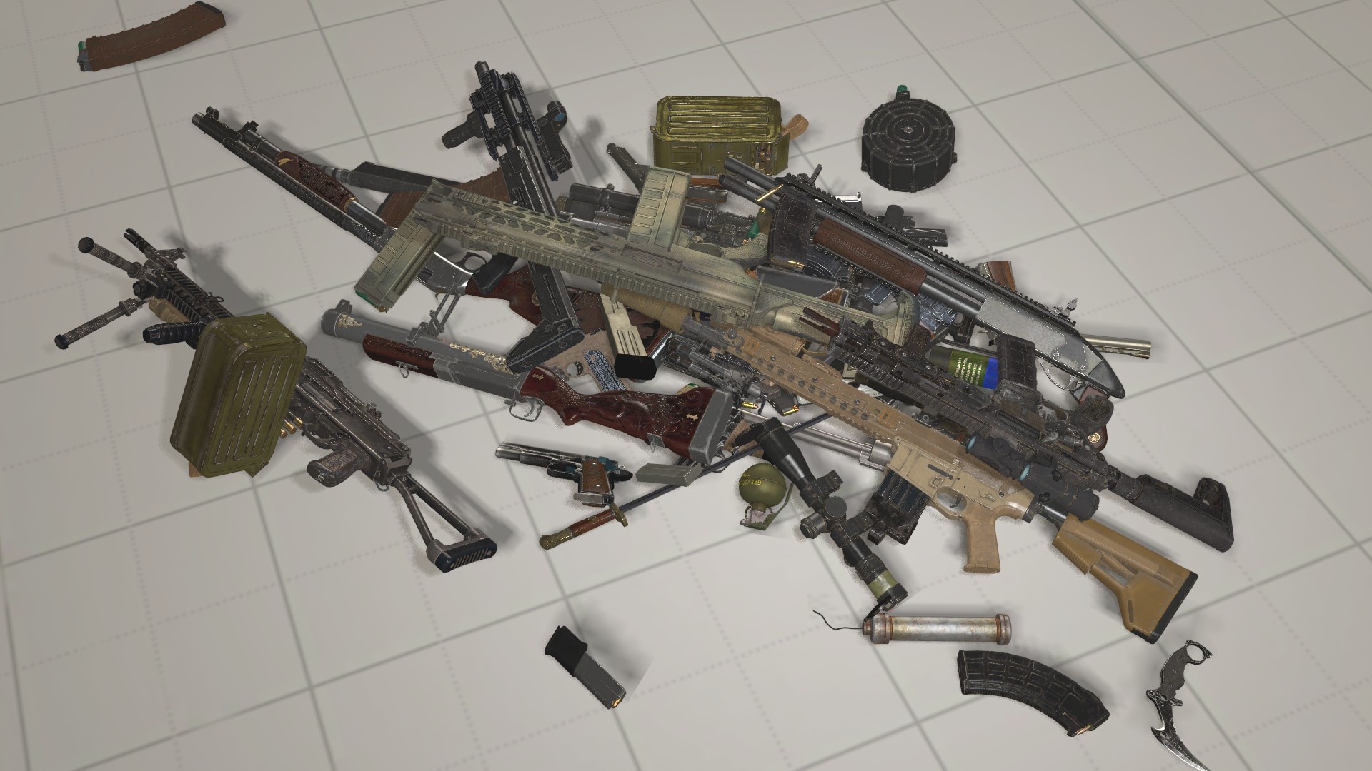 SFMLab • RE8 Village Weapons & Misc Props Pack