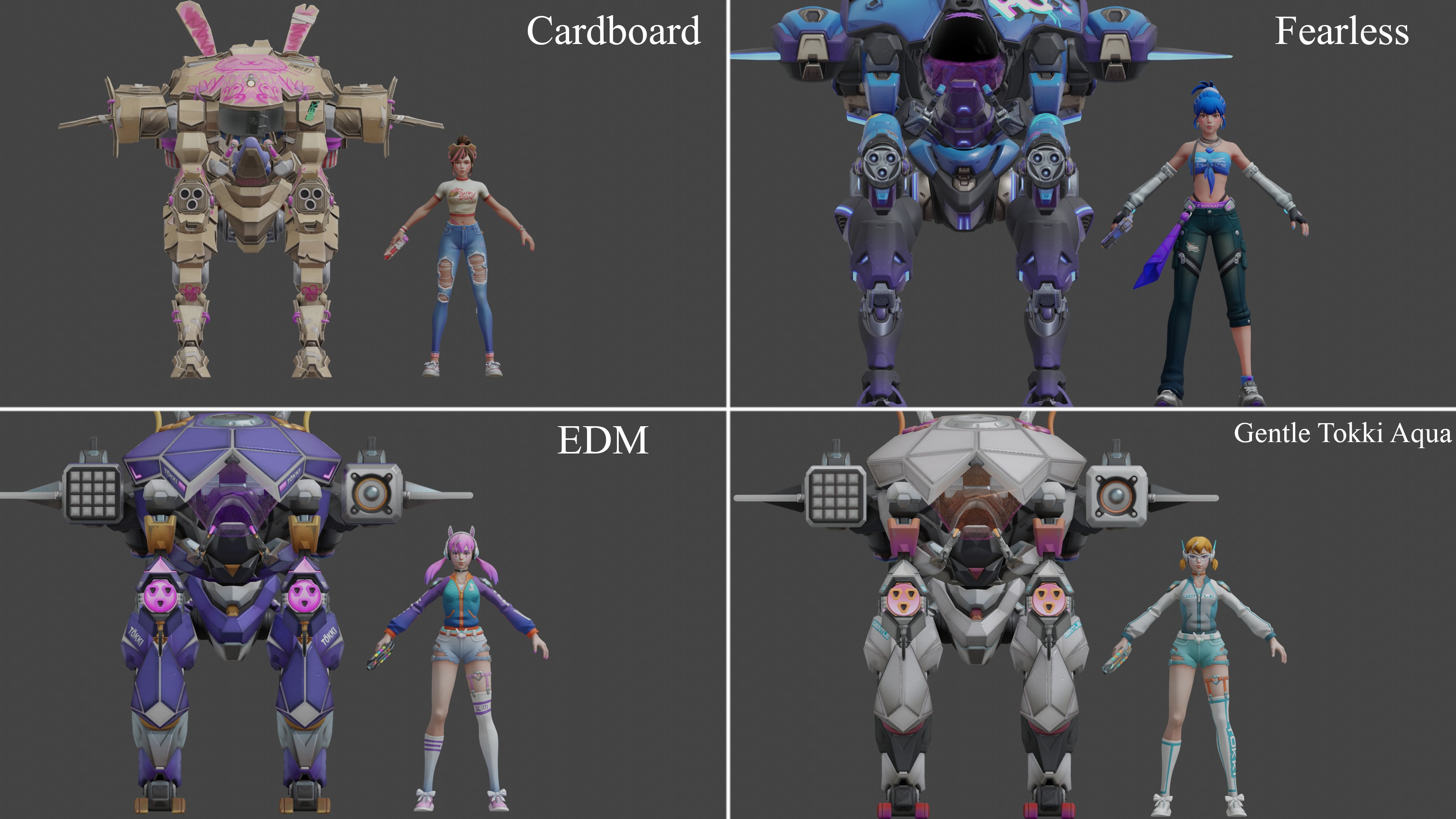 Open3DLab • Overwatch D.va skins