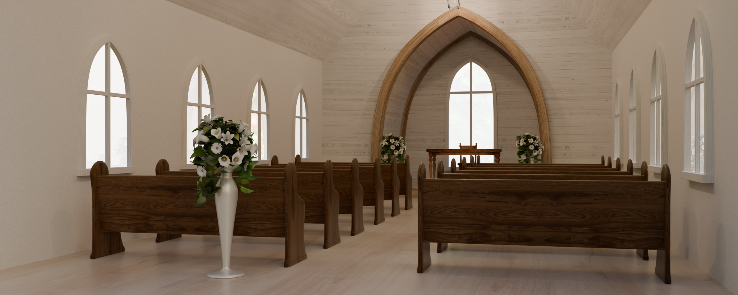 Open3DLab • White Arches Chapel