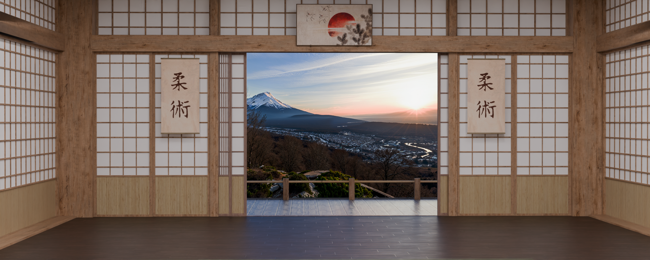 Open3DLab • Japanese Dojo Interior