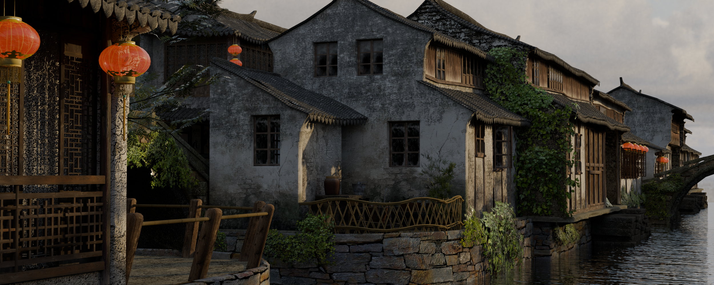 Open3DLab • Ancient Water Town in Shanghai