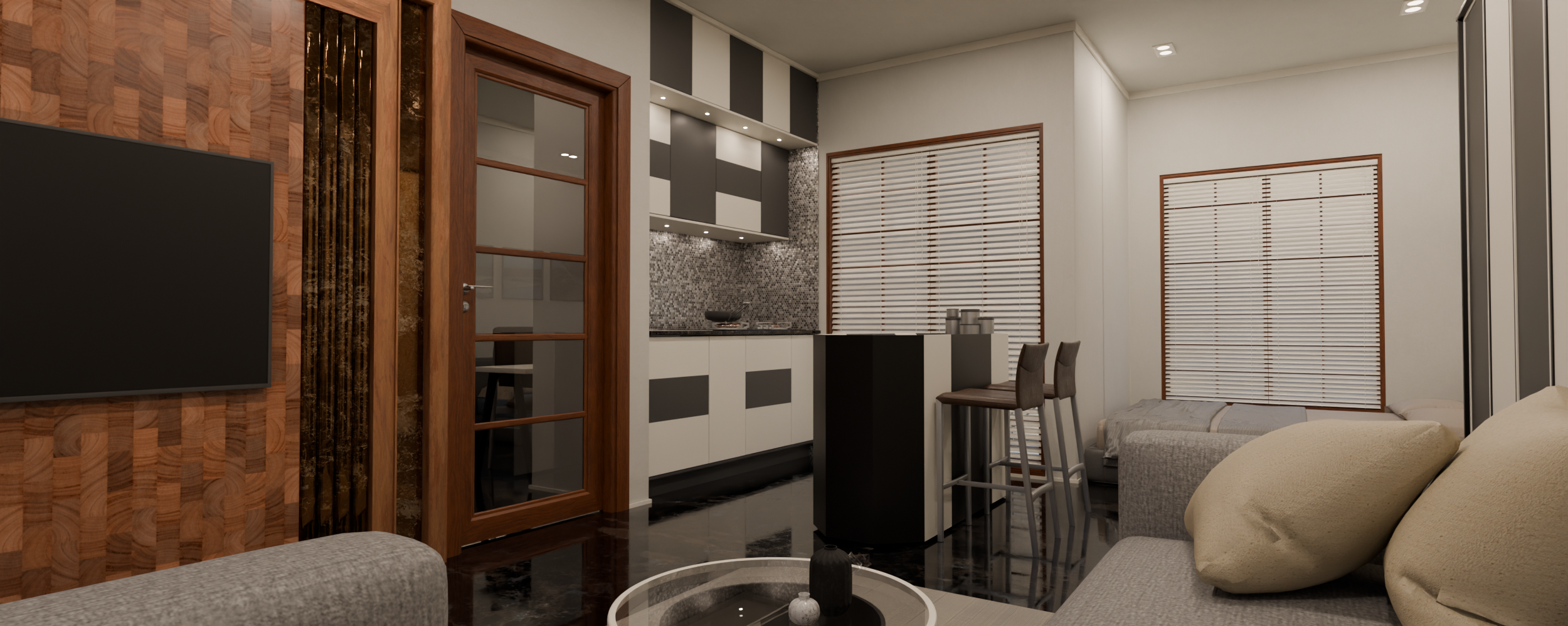 Open3DLab • Modern Compact Living Suite