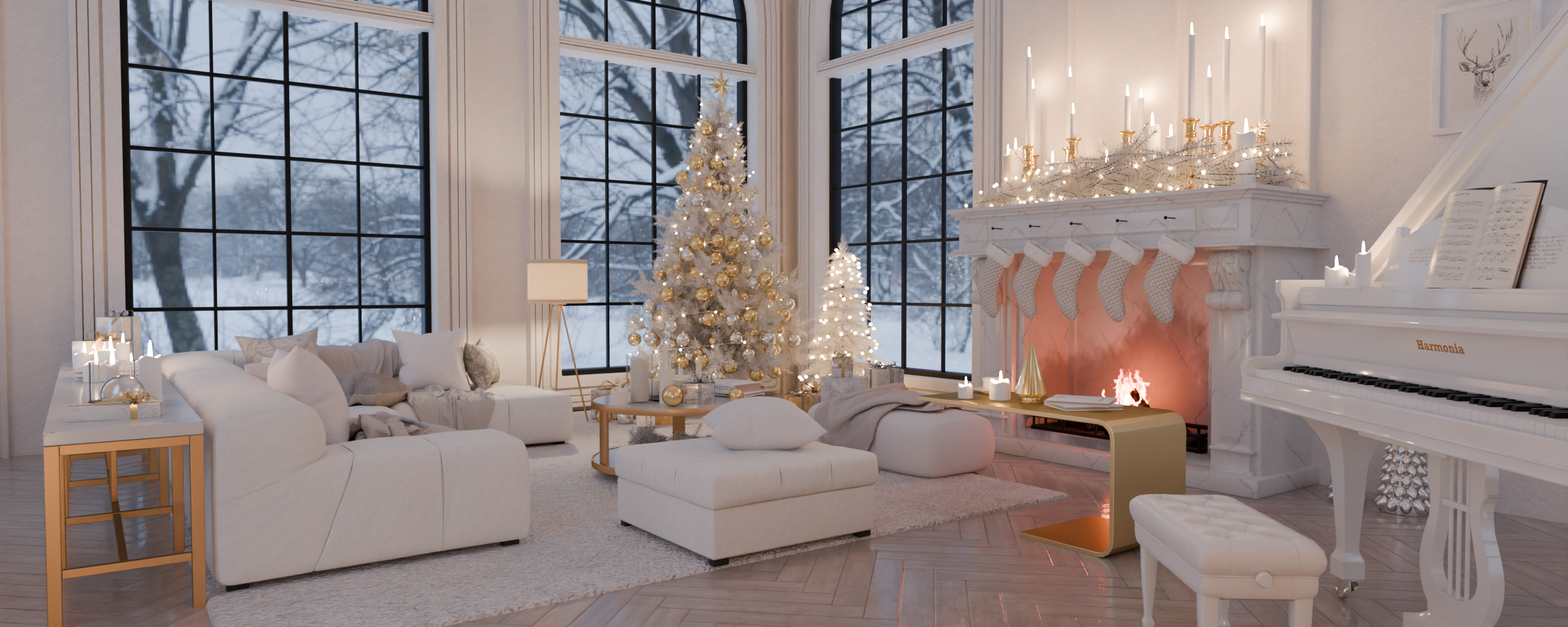 Open3DLab • White Christmas Bundle