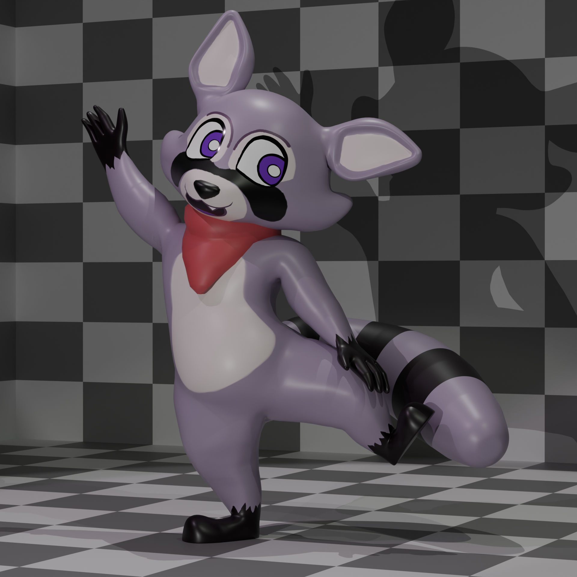 Open3DLab • Rambley the Raccoon