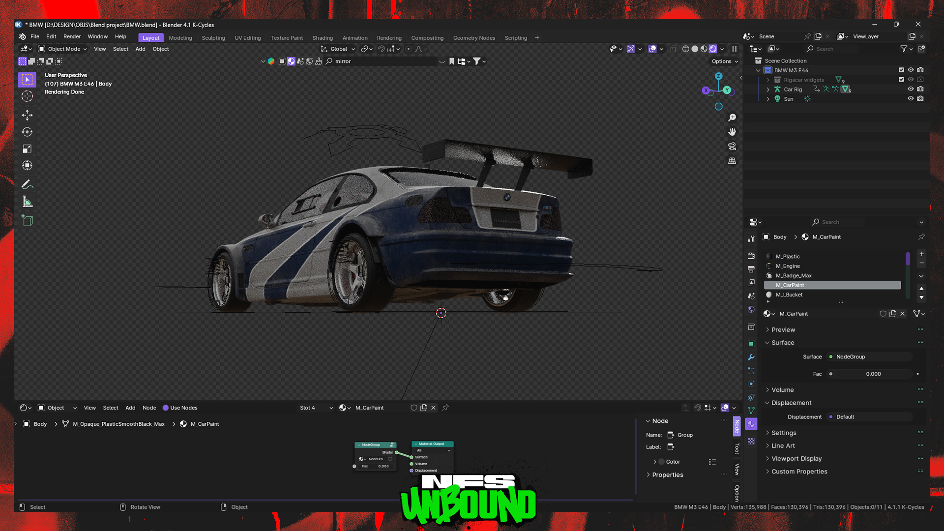 Open3DLab • BMW M3 E46 (RAZOR) | NFS Unbound