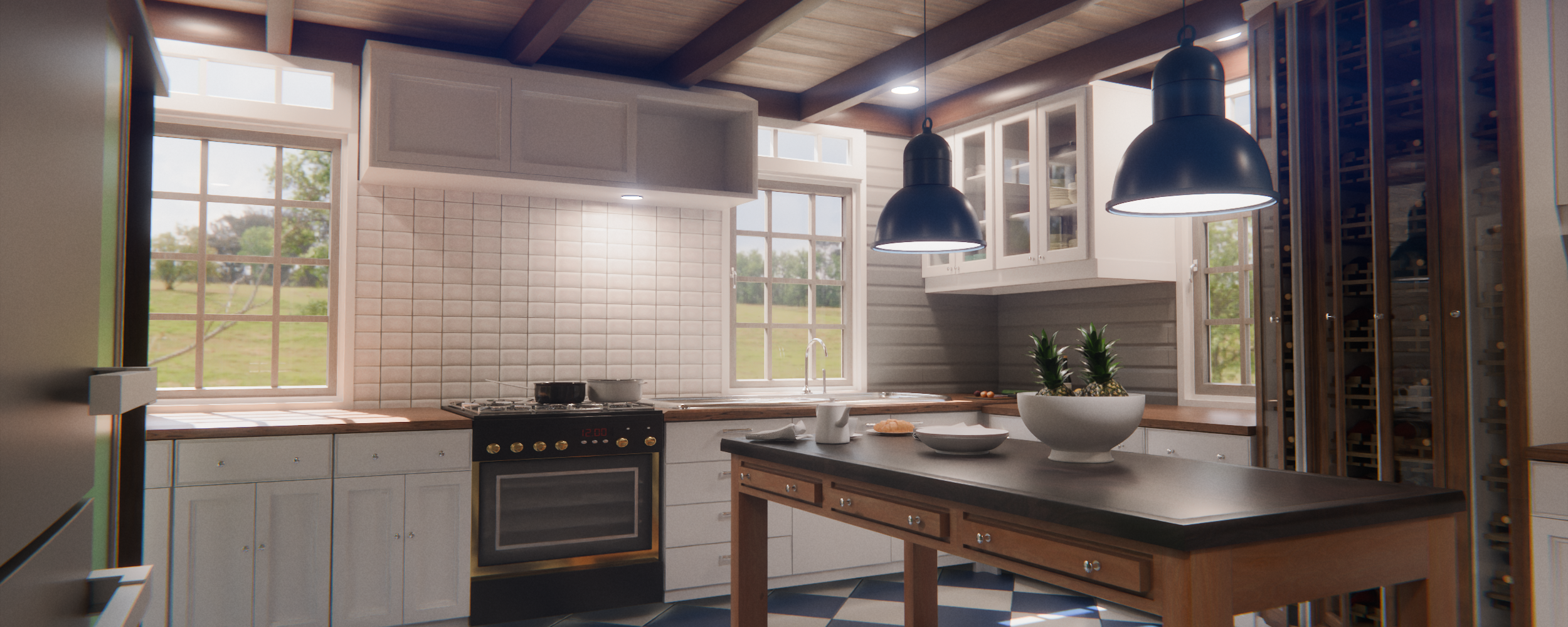 Open3DLab • Hampton Kitchen