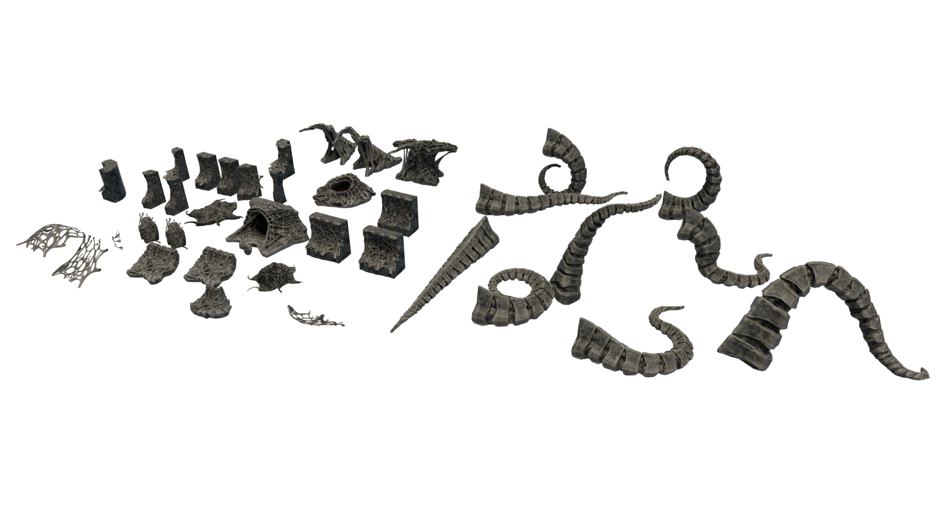 Open3DLab • Xenomorph Hive Assets Pack