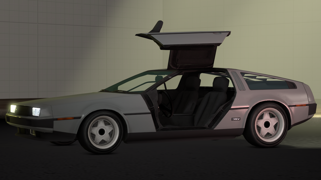 SFMLab • DMC-12 '81 Custom - Low poly model