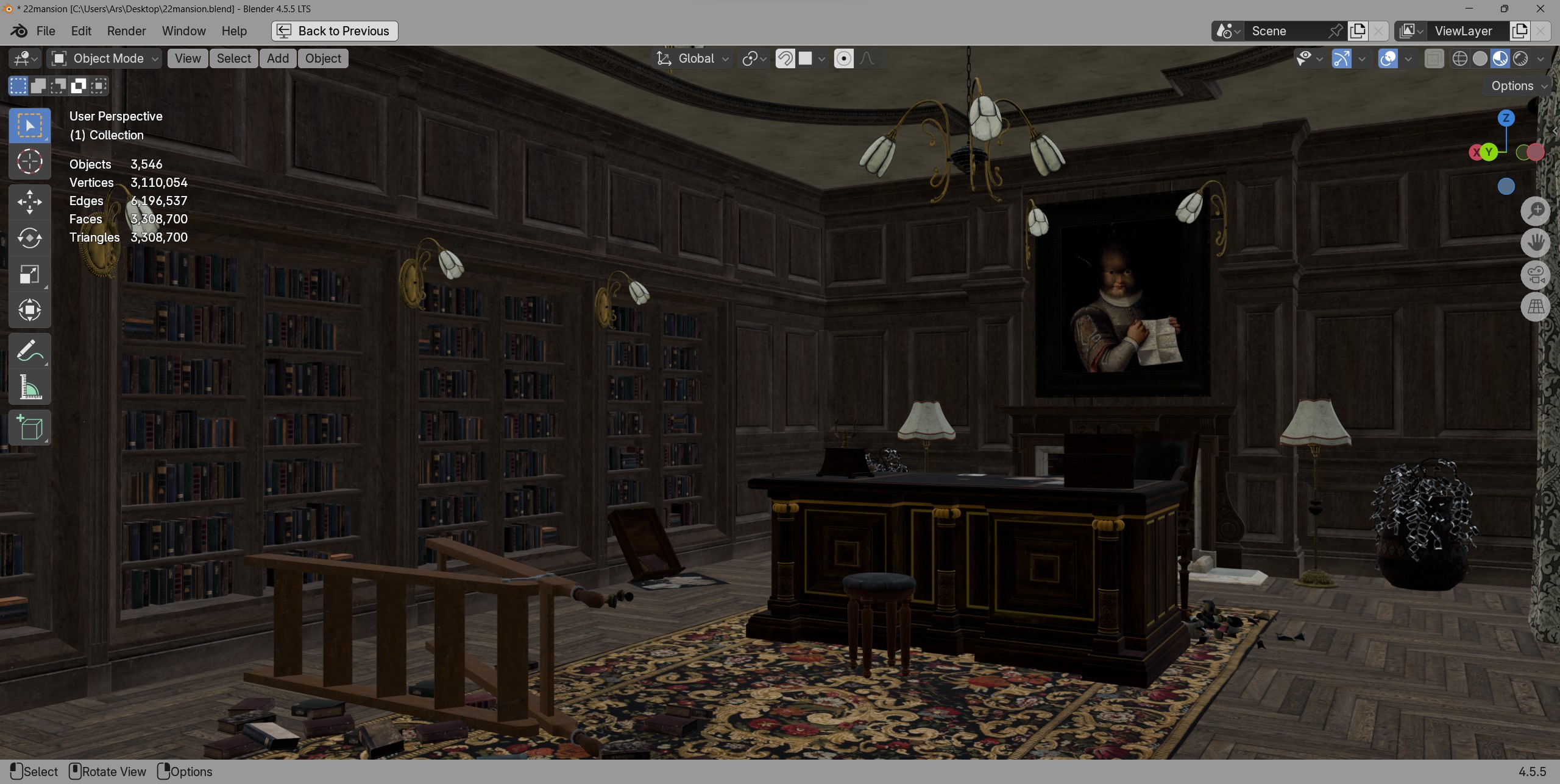 Open3DLab • Mansion_lf