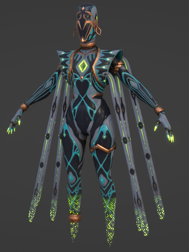 Open3DLab • Wisp (Warframe)