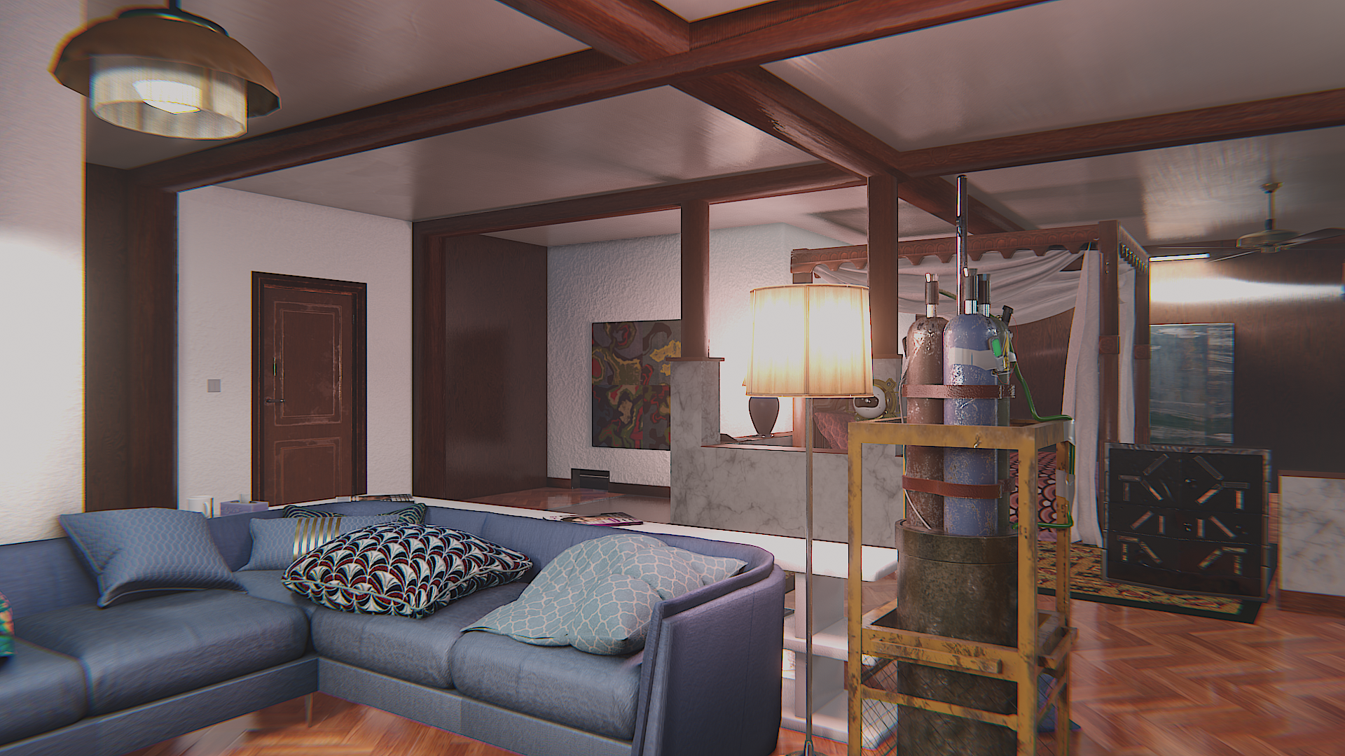 Open3DLab • Coastline bedroom - Rainbow Six | Siege