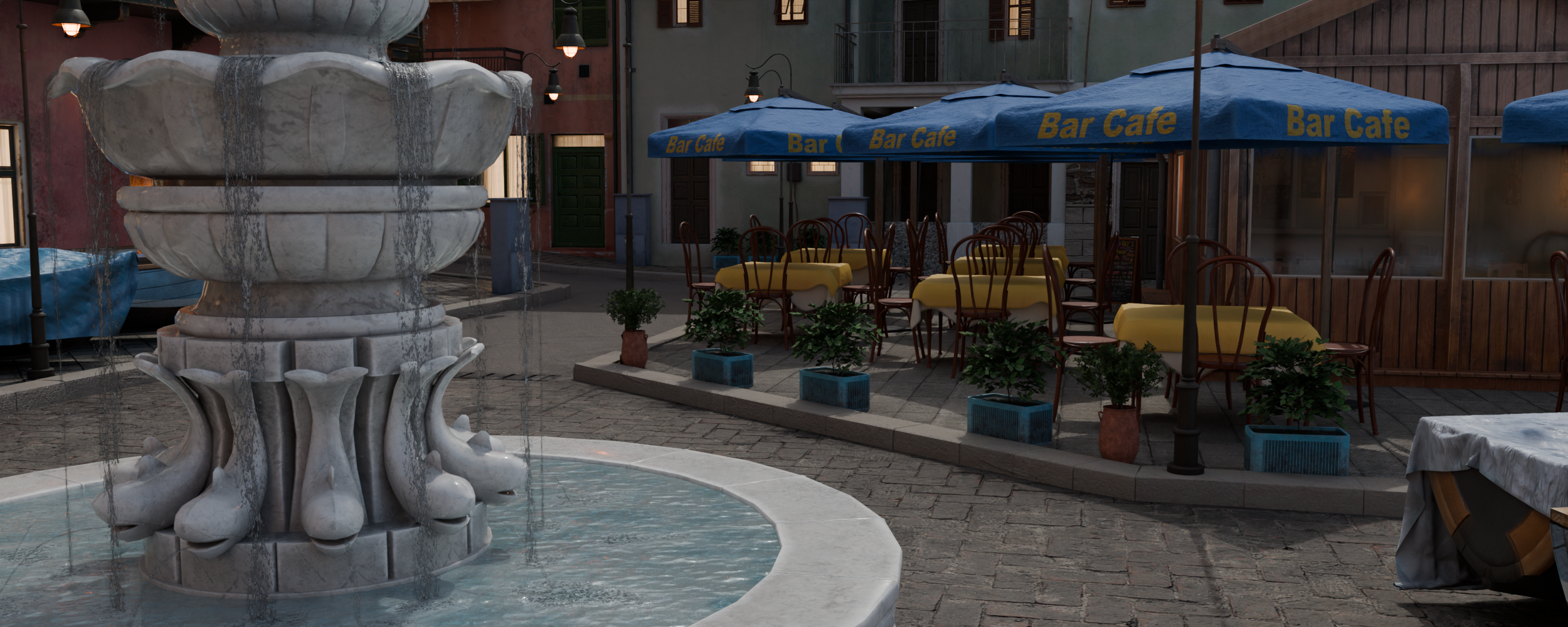 Open3DLab • Italian Seaside Town