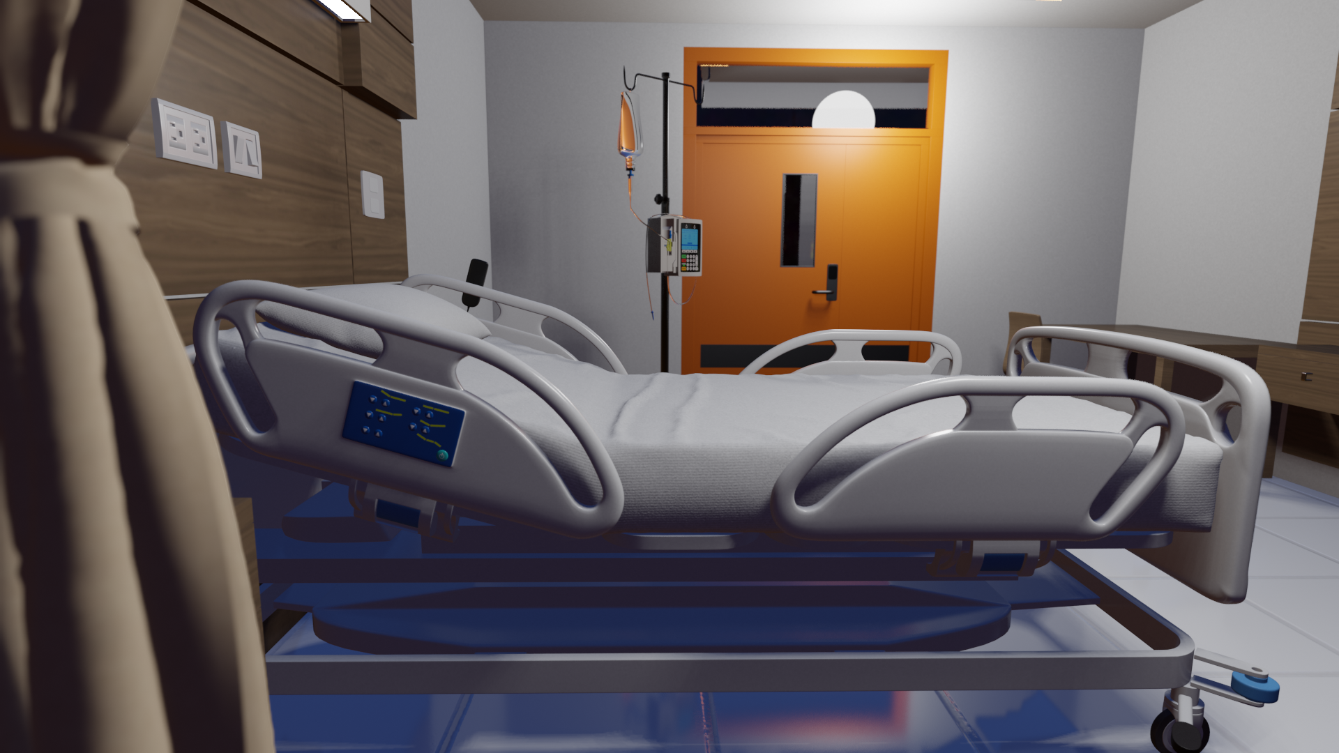 Open3DLab • Modern Hospital Room