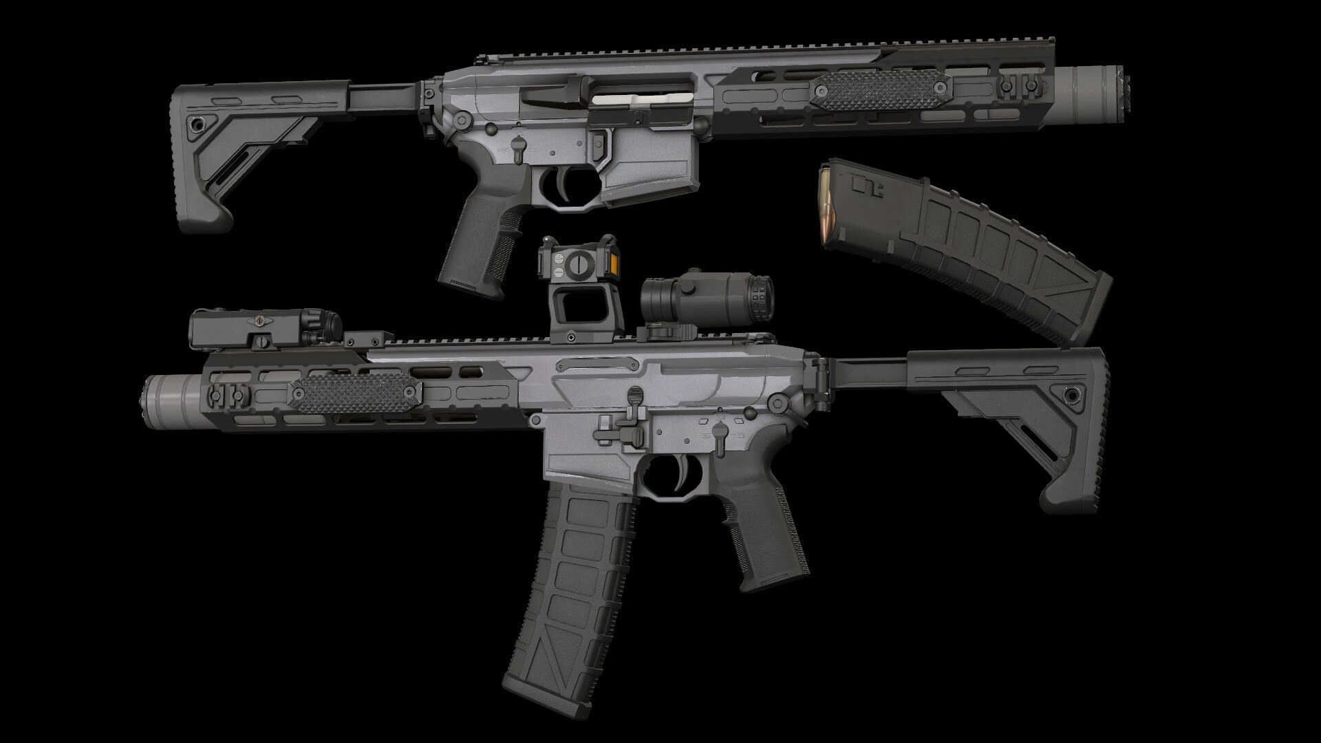 SFMLab • RE9 Requiem - Weapons and Items Props Pack