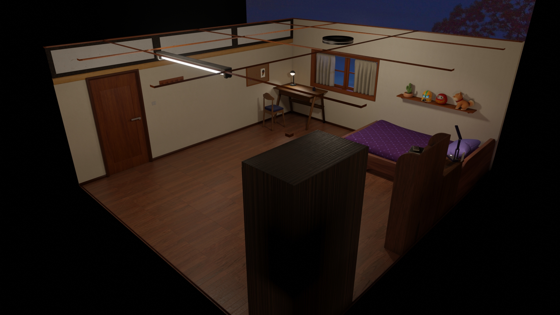 Open3DLab • Night Bed Room