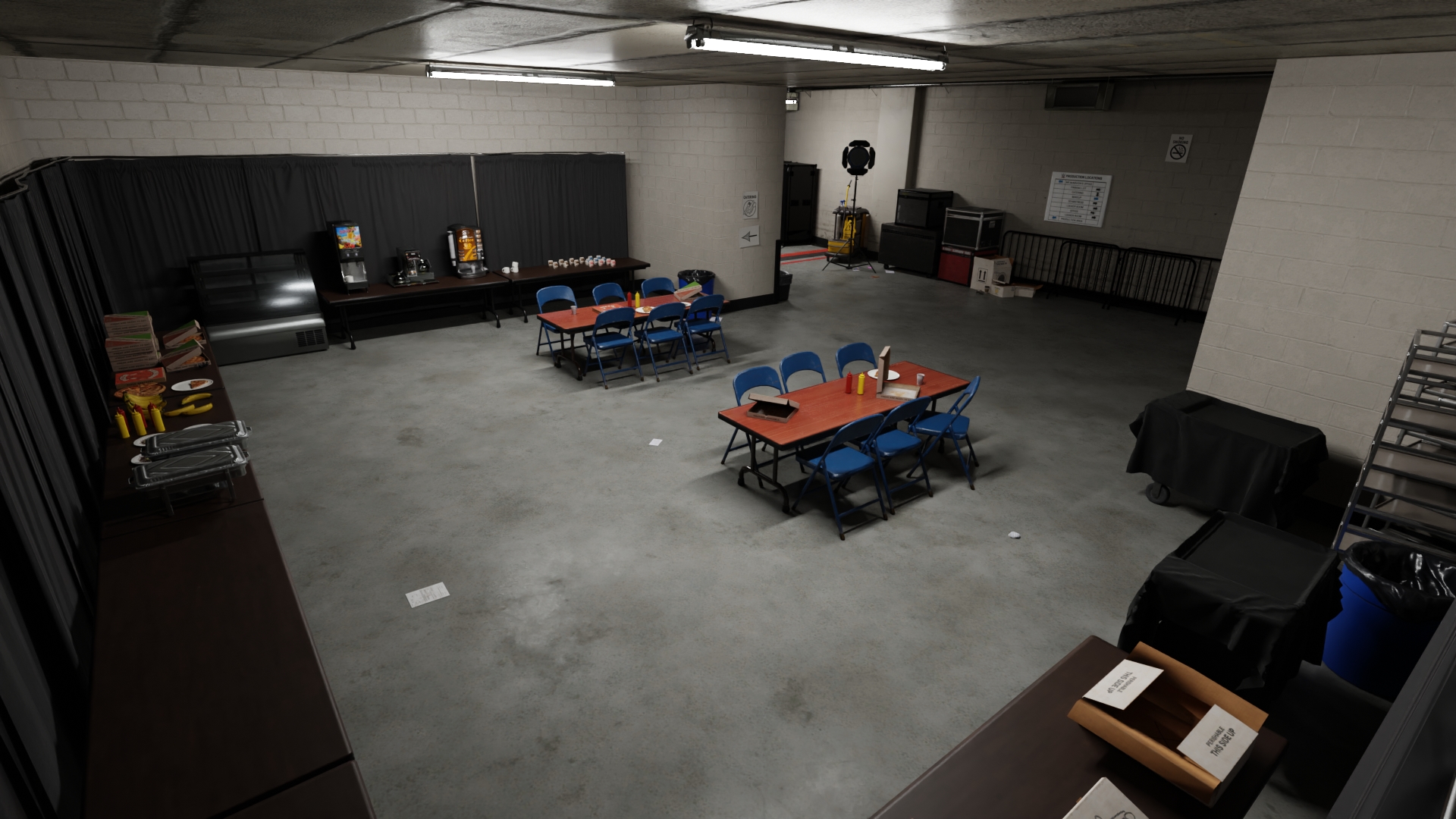 Open3DLab • Arena Backstage Corridor - WWE 2k23