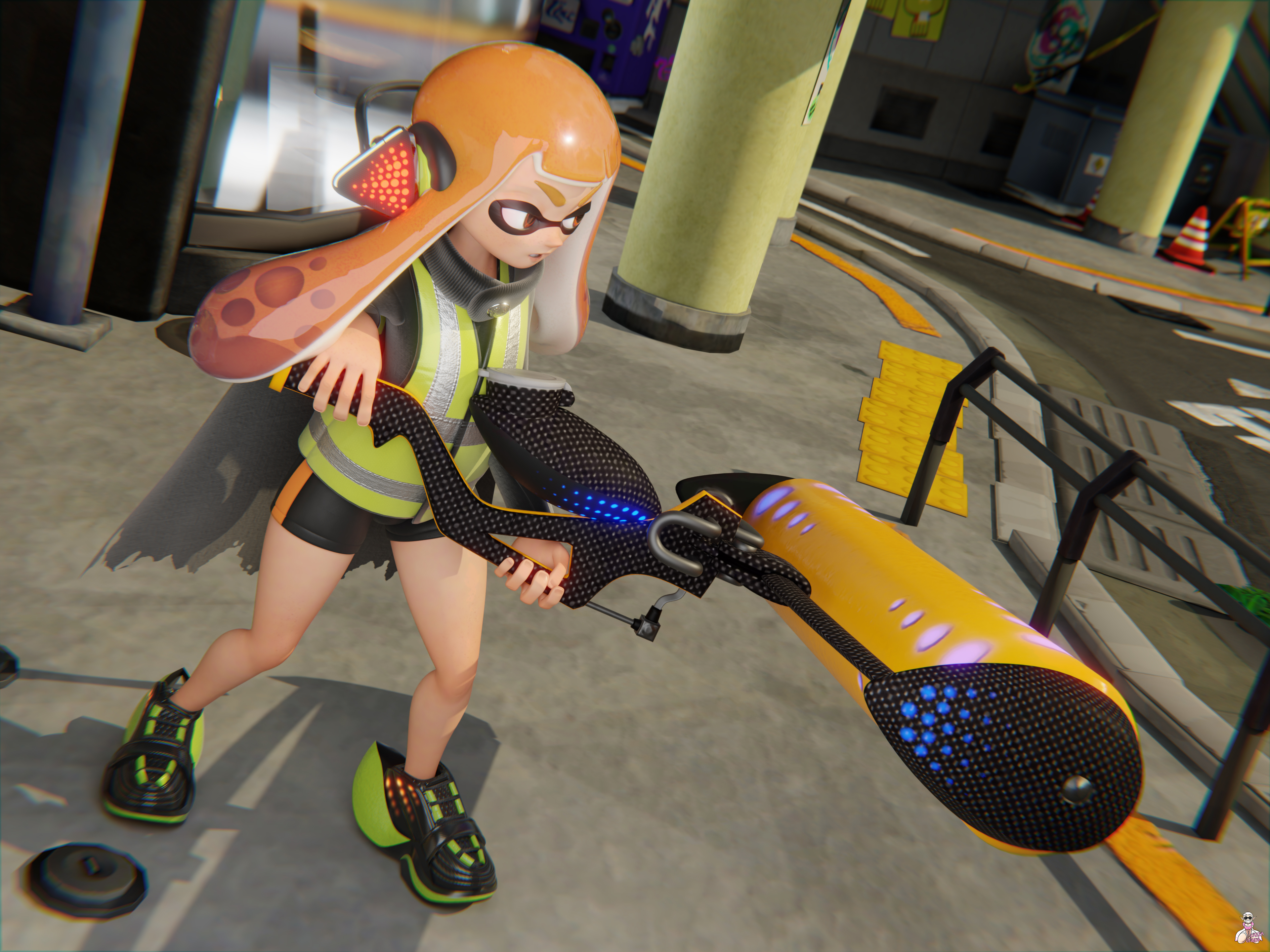 Open3DLab • Splatoon 1 - Hero Roller