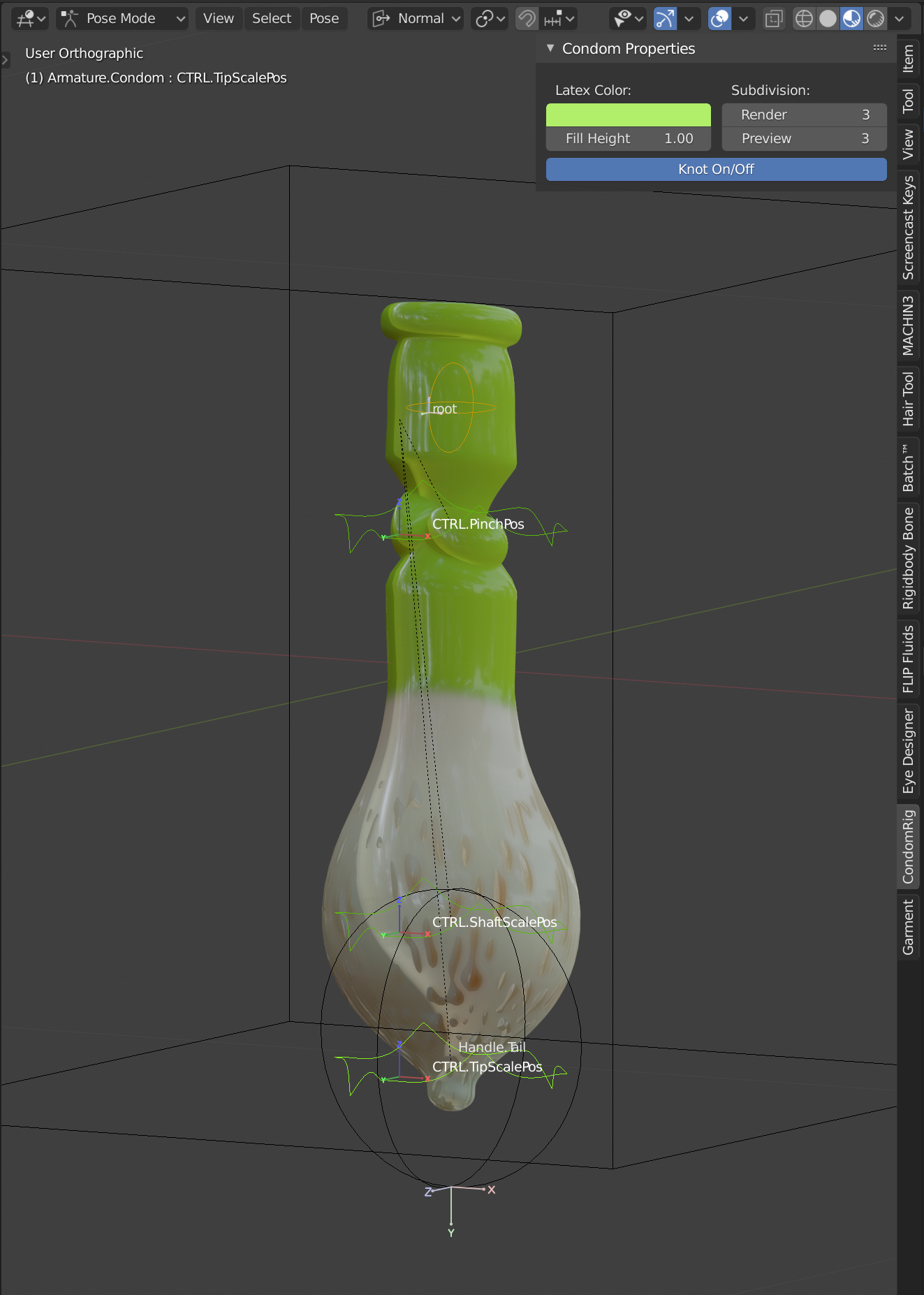 SmutBase • Filled Condom Rig 1.6 for Blender