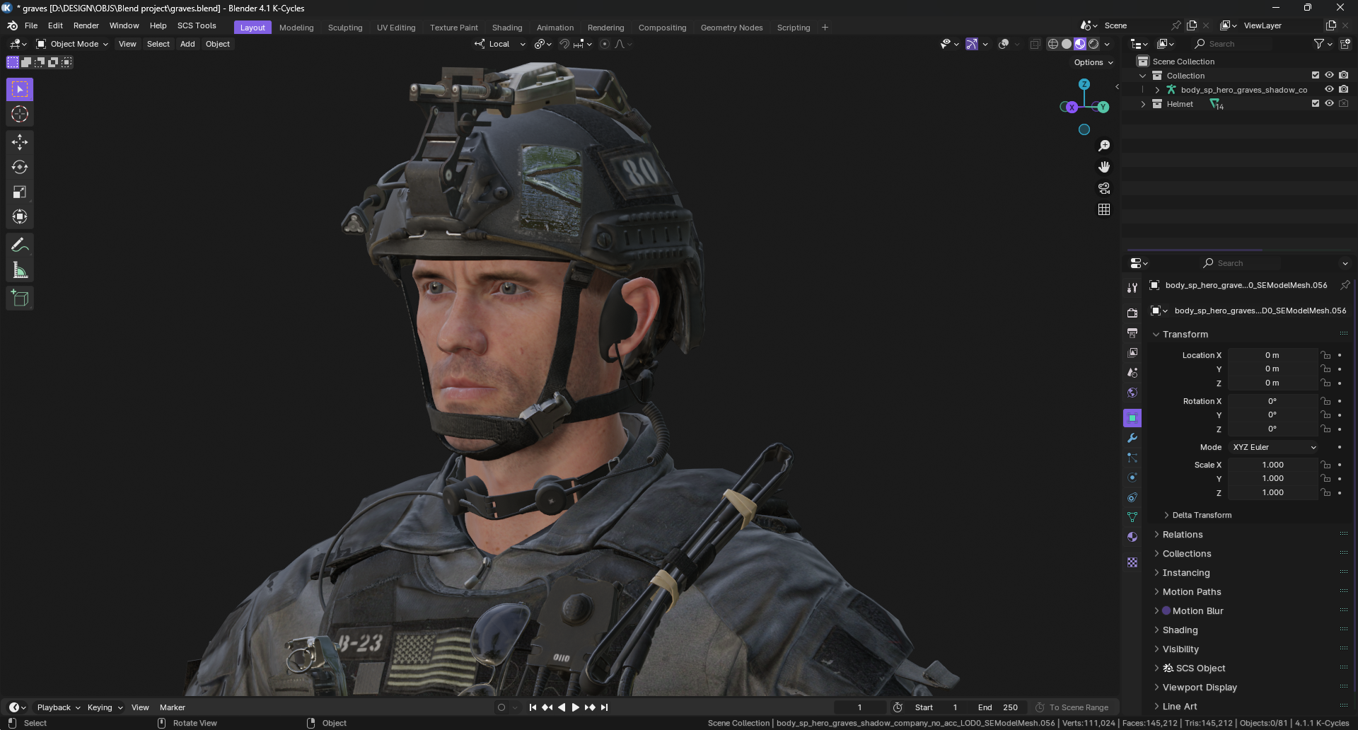 Open3DLab • Graves (Dark Water)