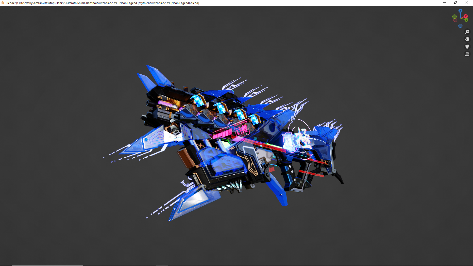 Open3DLab • Switchblade X9 "Neon Legend"