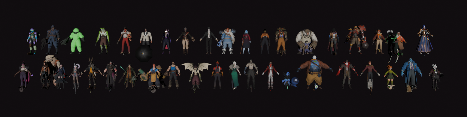 Open3DLab • Deadlock Characters