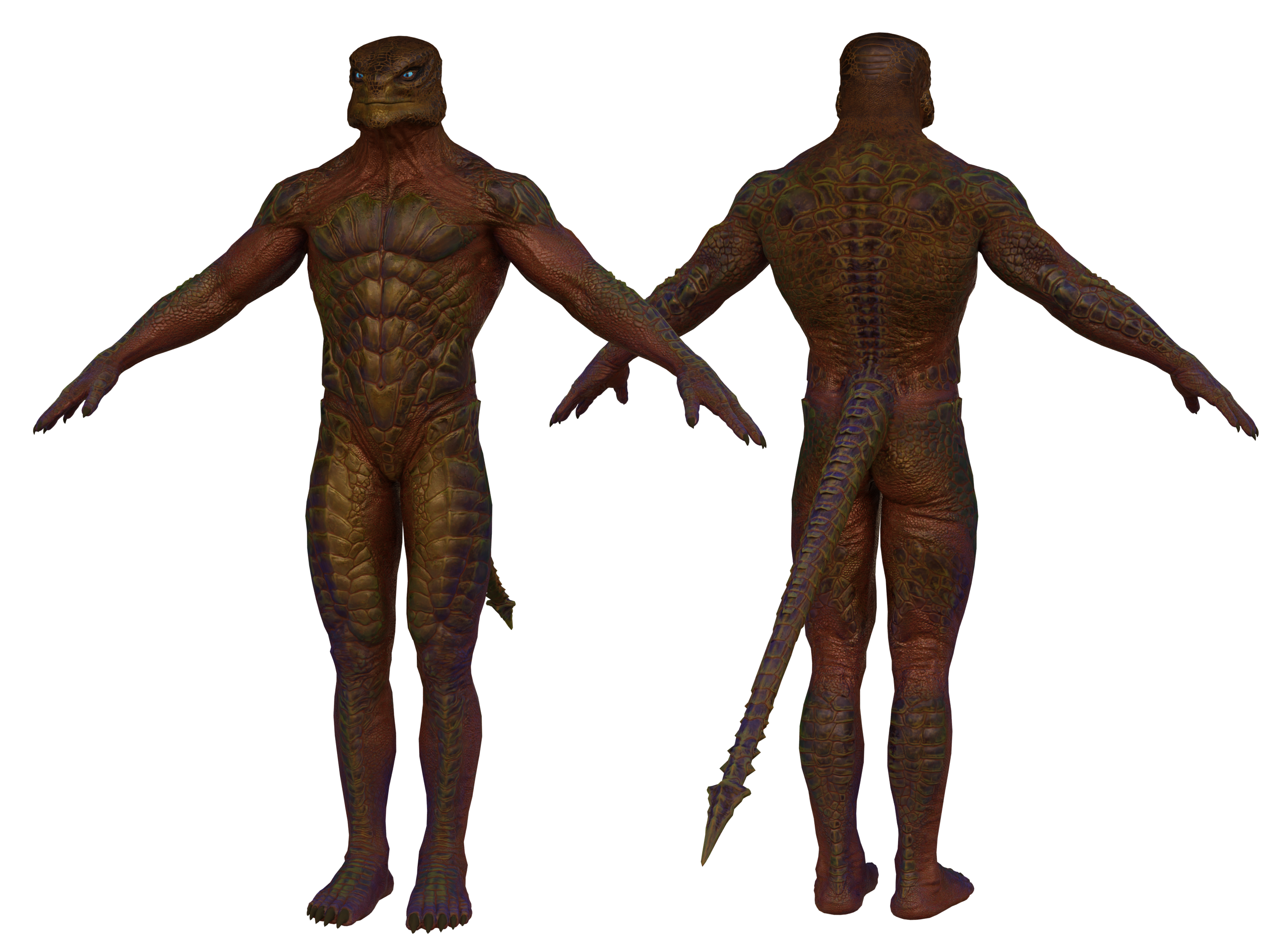 Open3DLab • Dragonborn (Male) - Baldur's Gate 3