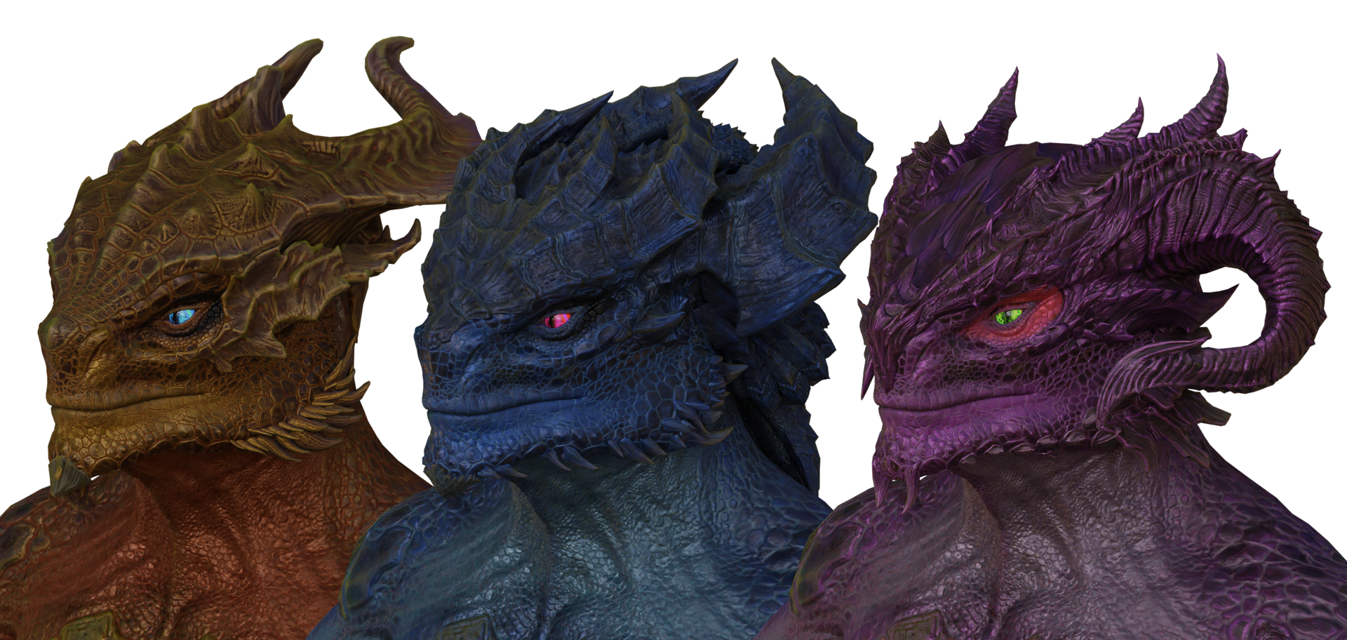 Open3DLab • Dragonborn (Male) - Baldur's Gate 3