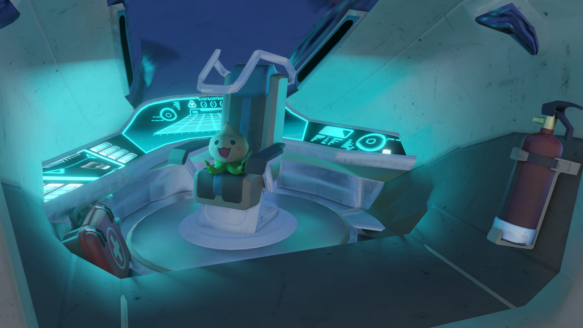 Open3DLab • OVERWATCH - Train Environment // Blender