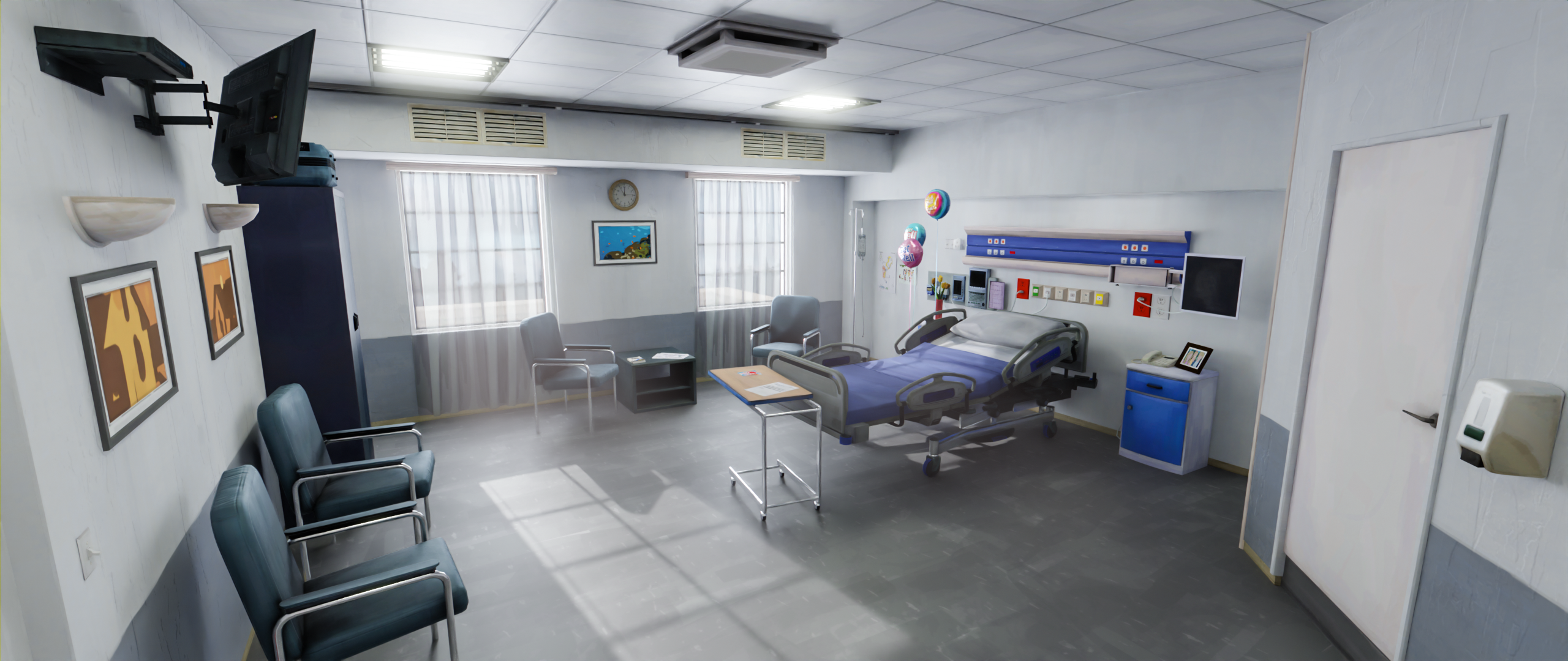 Open3DLab • Life is Strange - Hospital Room